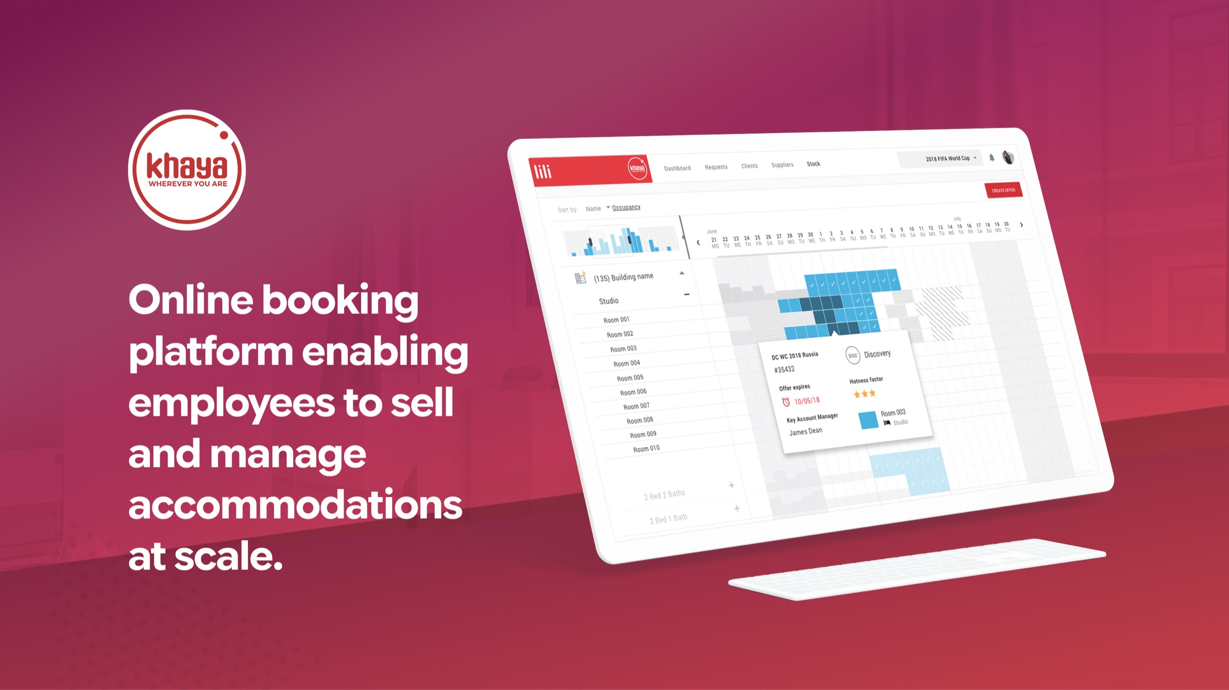 Lili — online booking platform enabling employees to sell and manage accommodations at scale